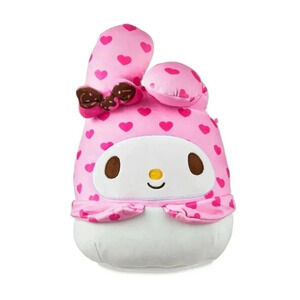 My Melody 8" Squishmallows Plush With Sprinkled Bow. New With Tags.